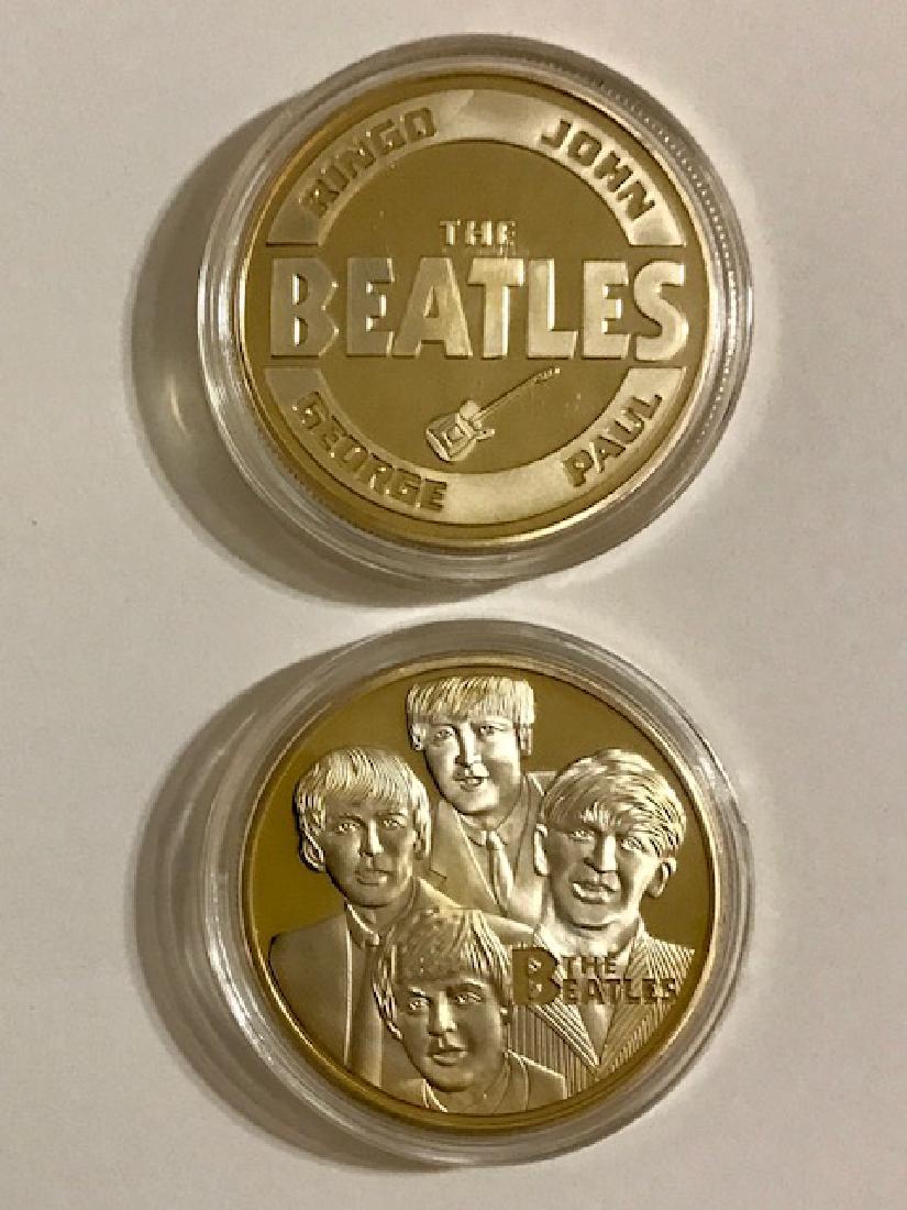 Limited ED “The BEATLES” Gold Clad Tribute Coin: Limited ED “The BEATLES” Gold Clad Tribute Coin