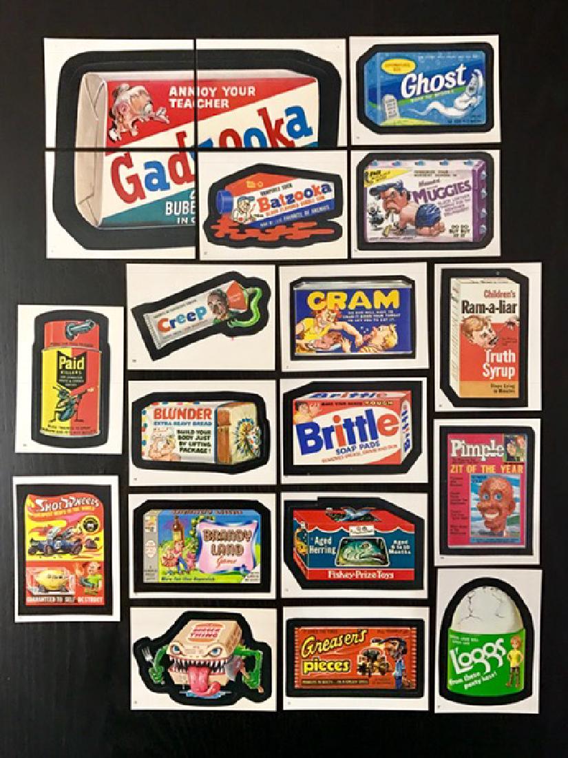 Lot of 16 Rare 1986 TEST Run Wacky Packages Cards: Original 1986 Test Issue Sticker Cards – MINT Extremely Hard to Find