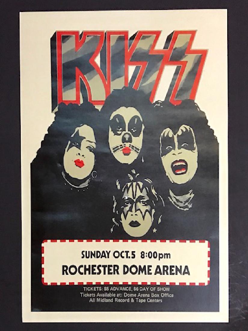 KISS Live in Concert Poster 12” x 18”: Print Date Unknown