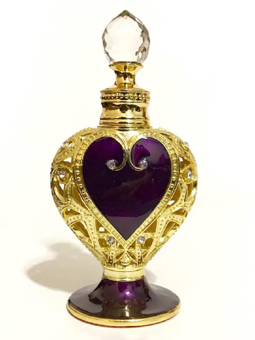 Beautiful Jeweled & Enameled Perfume Bottle: Beautiful Jeweled & Enameled Perfume Bottle