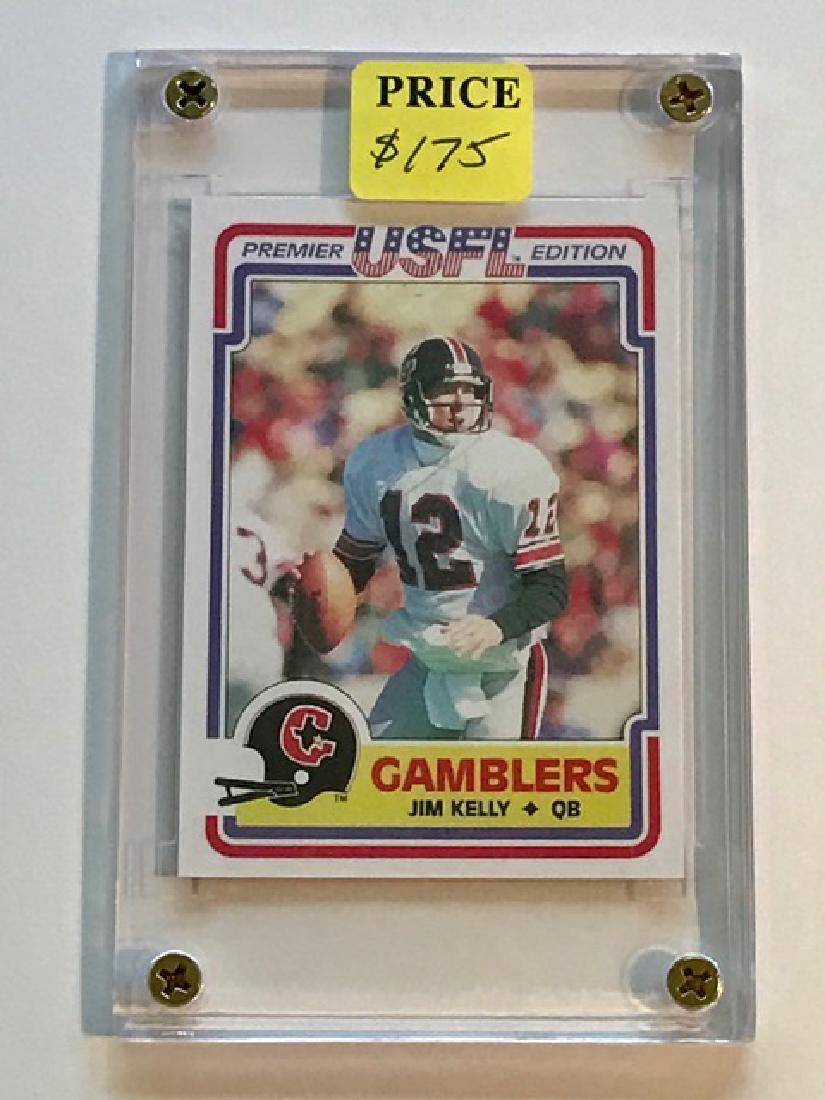 1984 USFL - JIM KELLY Rookie Football Card: 1984 USFL - JIM KELLY Rookie Football Card