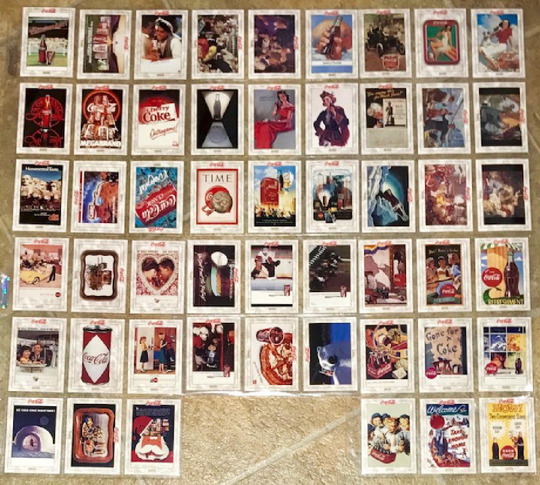 Lot of 51 Vintage History of COCA-COLA Cards: Lot of 51 Vintage History of COCA-COLA Cards