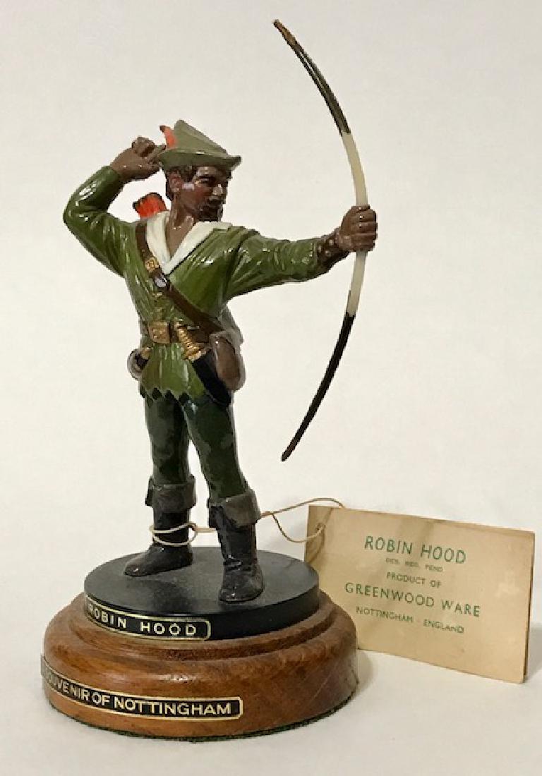 Rare Greenwood Ware England ROBIN HOOD Figurine: Rare Greenwood Ware England ROBIN HOOD Figurine