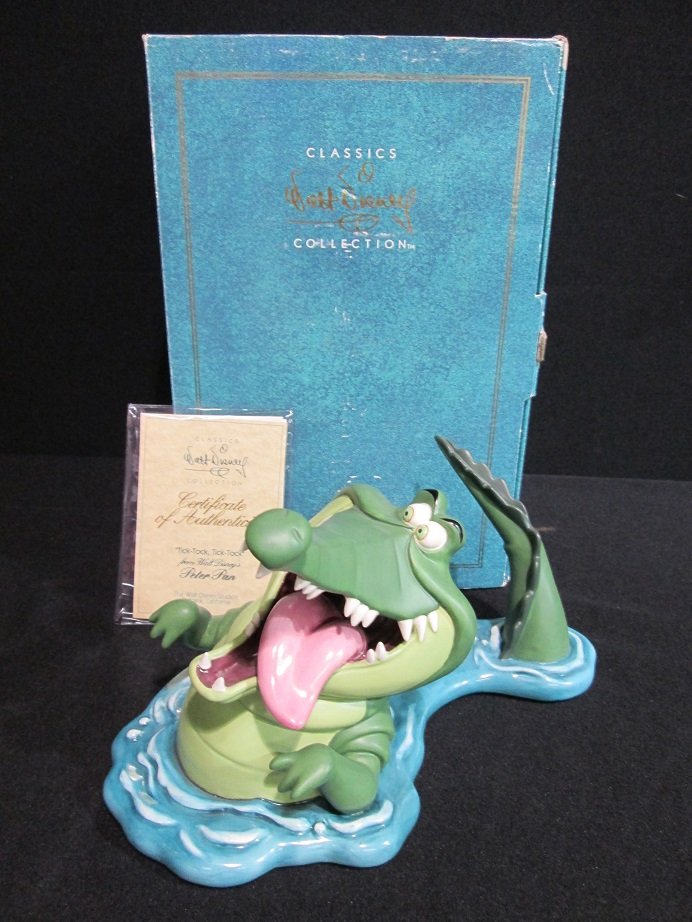 Classics Walt Disney Collection "Peter Pan": With Original Box, & Certificate of Authenticity, "Tick-Tock, Tick-Tock"