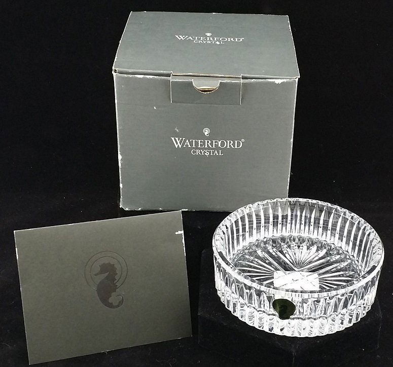 Waterford Crystal Wine Bottle Coaster: With Original Box