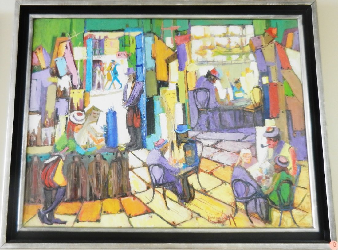 Roberto Solima (Argentina) Oil On Canvas: Roberto Solima (Argentina) Oil On Canvas 23" x 29" with frame
