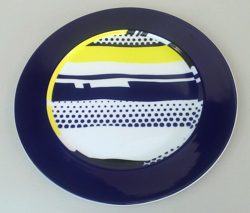 Roy Lichtenstein Pop Art Service plate by: Roy Lichtenstein Pop Art Service plate by Rosenthal-Limited Edition 1969/3000