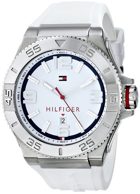 Tommy Hilfiger Men's 1791036 Analog Display Quartz: Tommy Hilfiger Men's 1791036 Analog Display Quartz White Watch