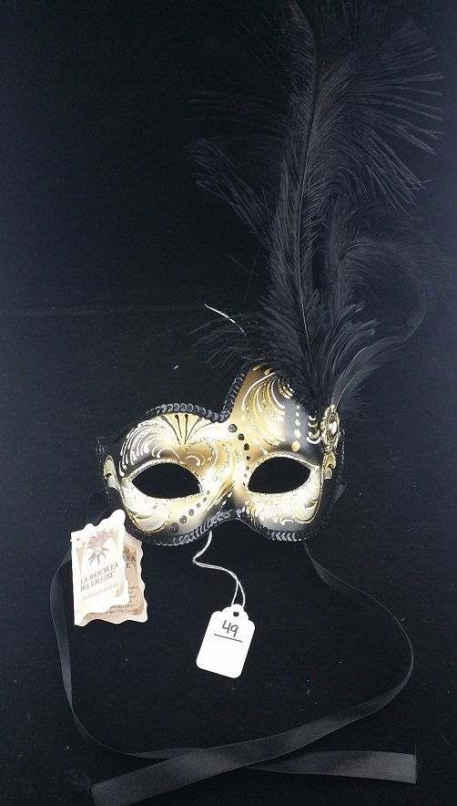 Large Hand Made Mask Made in Italy Original Stamp: Large Hand Made Mask Made in Italy Original Stamp