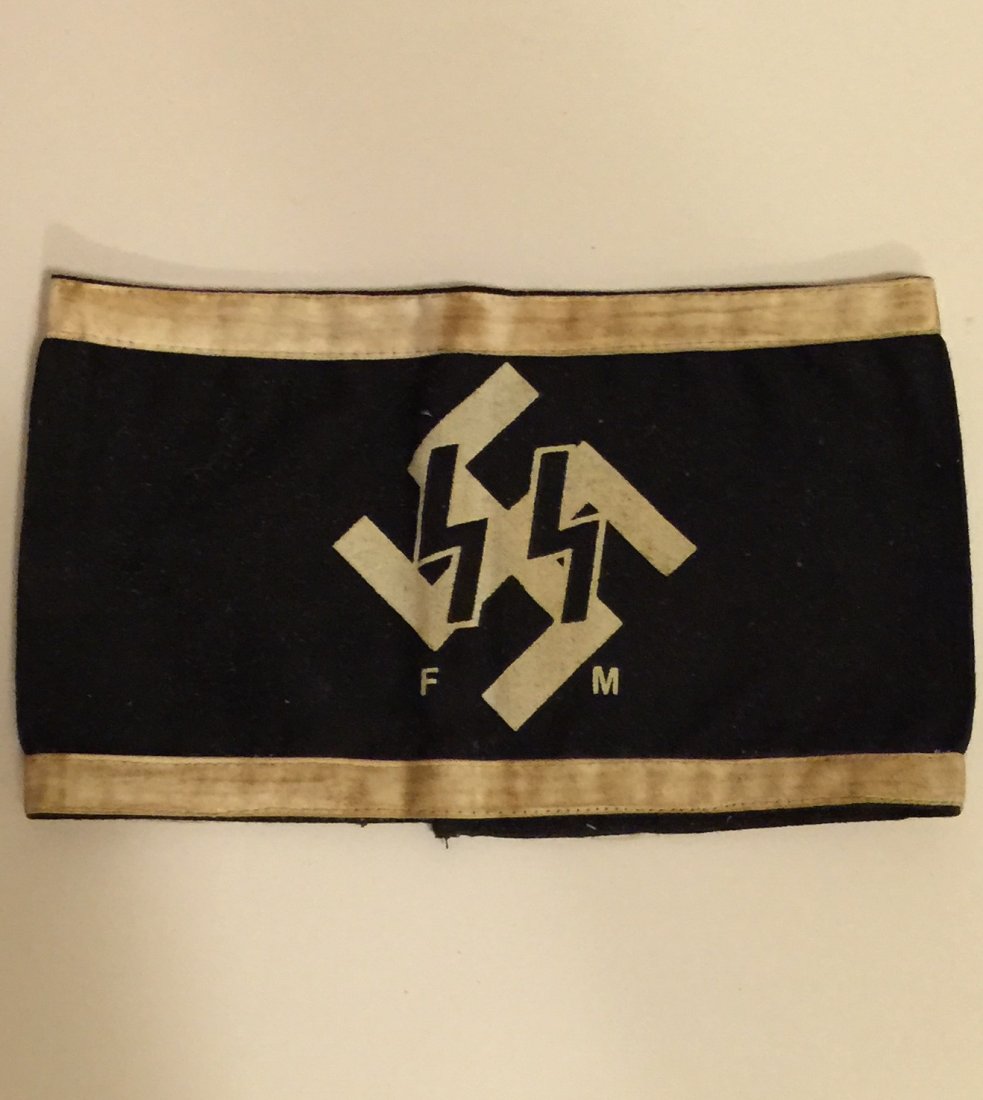 NAZI Germany Swastika Arm Band/Hard to Find: Multiple Photos Posted