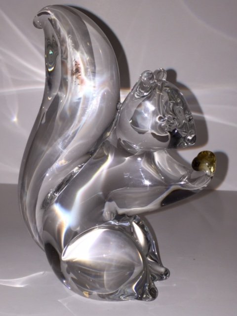 Awesome V. NASON Italy MURANO Art Glass Squirrel: 7" Tall & Very Heavy
