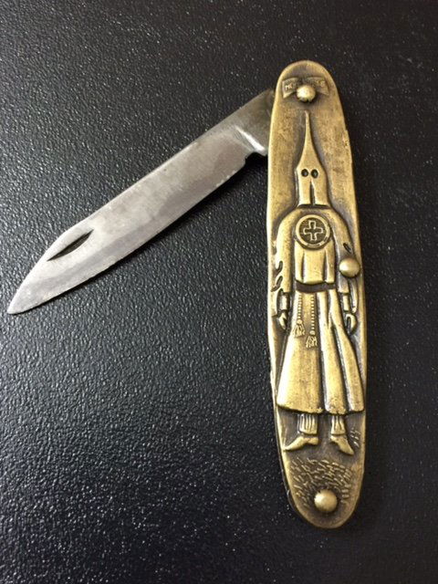 Vintage KKK - Ku Klux Klan Embossed Pocket Knife