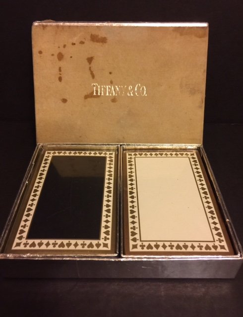 Very Old TIFFANY & CO Set of Playing Cards -SEALED: Original Box - Decks are Still Shrink Wrapped