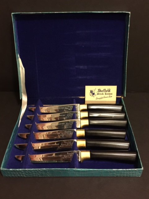Vintage Regent Sheffield England Steak Knife Set May 27 2015