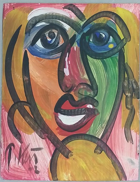 Peter Robert Keil (b.1942) Oil on Cardboard: Signed Lower Left, 18" x 14"