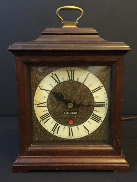 Old SETH THOMAS Wood Cased Carriage/Mantel Clock: Working Fantastic Condition - Multiple Photos Posted