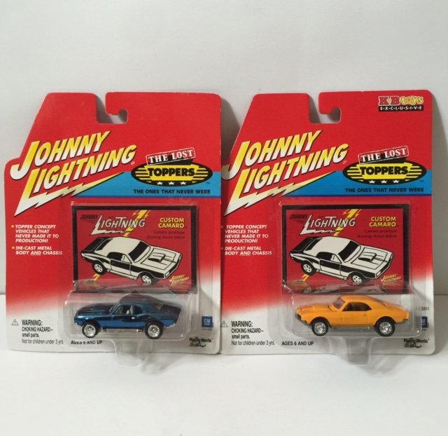 2 Vtg JOHNNY LIGHTNING/Lost Topper Series Cars: Some of the Cars from this Series SELL as High as $25