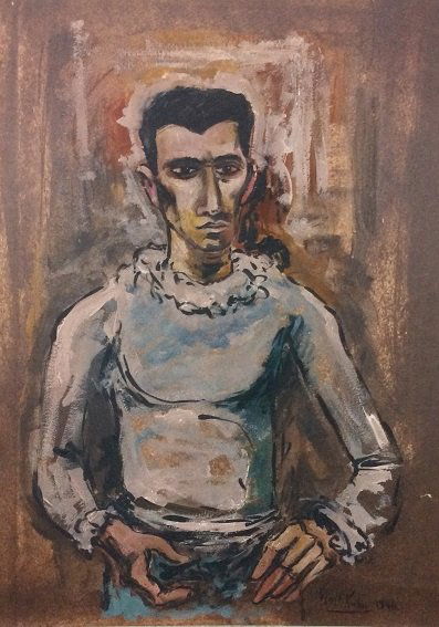 WALT KUHN (American 1877-1949): Medium: Watercolor on Paper, Date: 1946, Size: 16 x 12 in