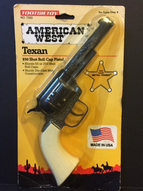 Vintage Sealed TOOTSIE TOYS American West Toy Gun: Vintage Sealed TOOTSIE TOYS American West Toy Gun