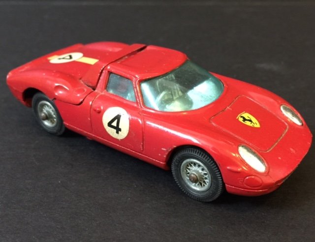 1950'S/60'S CORGI Toys FERRARI Berlinetta Car: Great Original CORGI Car - Made in Great Britain Multiple Photos Posted Came from Antique Car Collector Estate