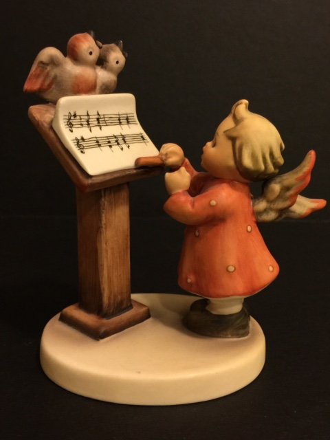 Early MJ HUMMEL Goebel "Bird Duet" Figurine - TMK6: Early MJ HUMMEL Goebel "Bird Duet" Figurine - TMK6