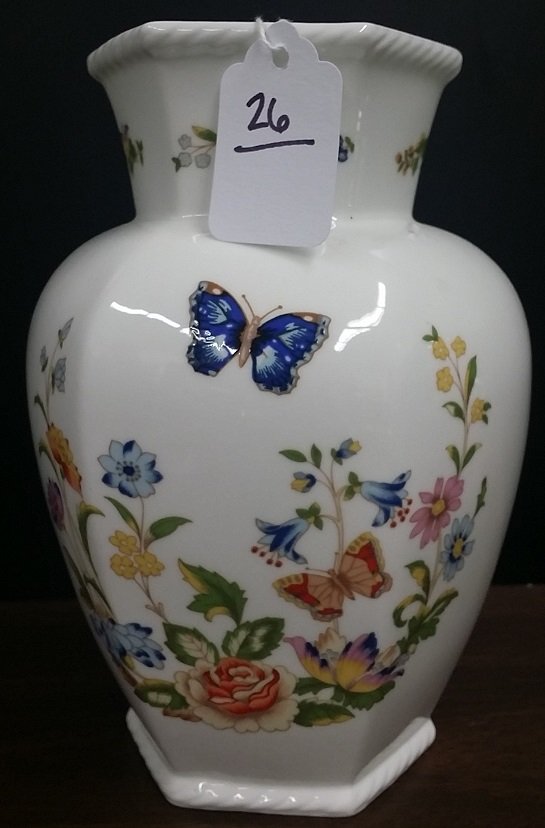 Ainsley Butterfly Vase: 7" tall