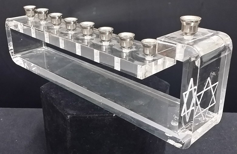 Lucite Menorah: Lucite Menorah