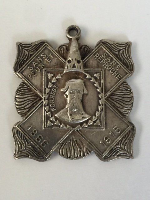 Dated 1915 KKK / KLU KLUX KLAN Hero Cross: 50 Years of Service Badge - MULTIPLE PHOTOS POSTED
