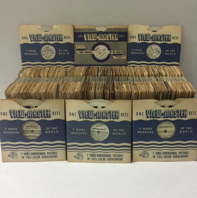 Lot of 200 + Original 1940's thru 1960's Slides: Very Popular Comic Book & Television Series Slides Extremely Hard to Find a Collection Like This