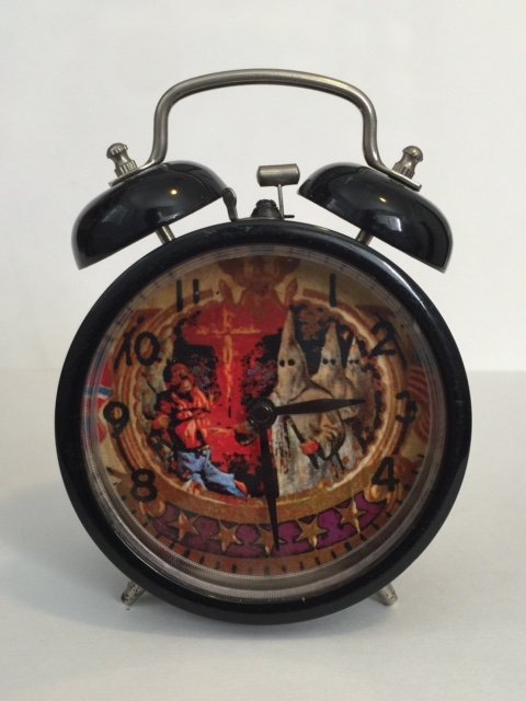 Vintage KKK - Ku Klux Klan Travel Alarm Clock: Vintage KKK - Ku Klux Klan Travel Alarm Clock