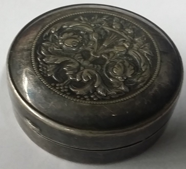Sterling Silver Pill Box: Sterling Silver Pill Box