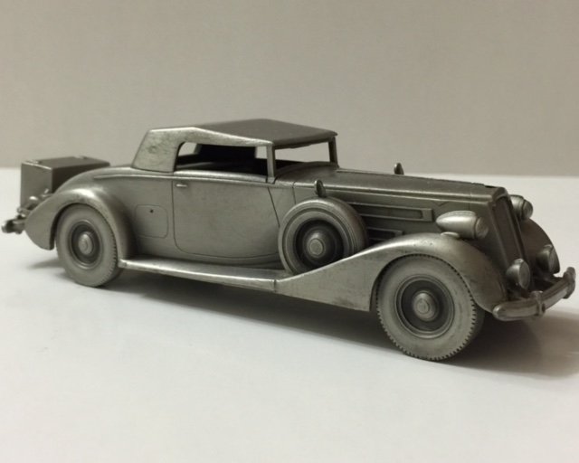 Made in England 1937 PACKARD Coupe Fine Pewter Car: Awesome Vintage Car Exclusive to The DANBURY MINT Multiple Photos Posted