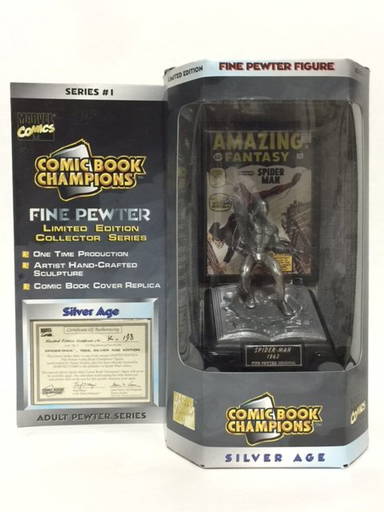 1962 Silver Age Fine Pewter Spider Man Figure