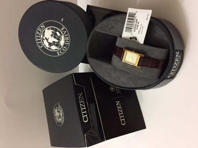 Brand New Ladies CITIZEN ECO-DRIVE Wristwatch: Owner Received as Christmas Gift and Never Used It $150.00 Store Price - Multiple Photos Posted