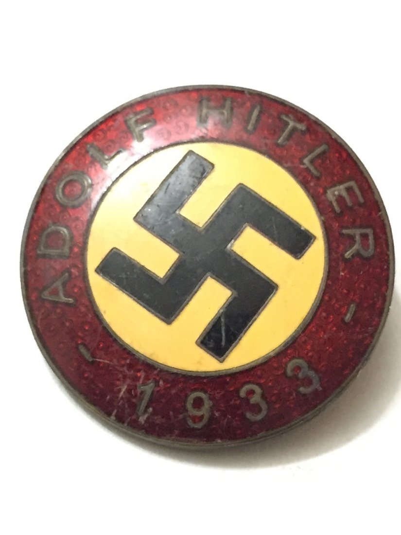 Bluebell steel bring the action NAZI Germany Enameled 1933 Adolf Hitler Pin - Apr 13, 2016 | Omega Auction Corp. in FL Bluebell steel bring the action NAZI Germany Enameled 1933 Adolf Hitler Pin - Apr 13, 2016 | Omega Auction Corp. in FL
