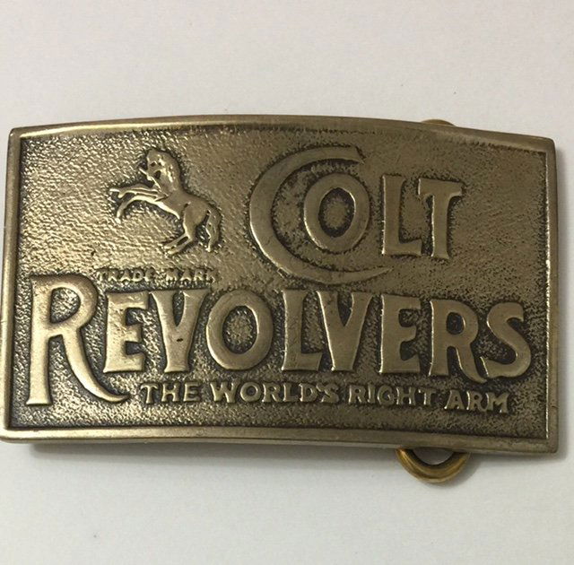 colt revolvers belt buckle tiffany