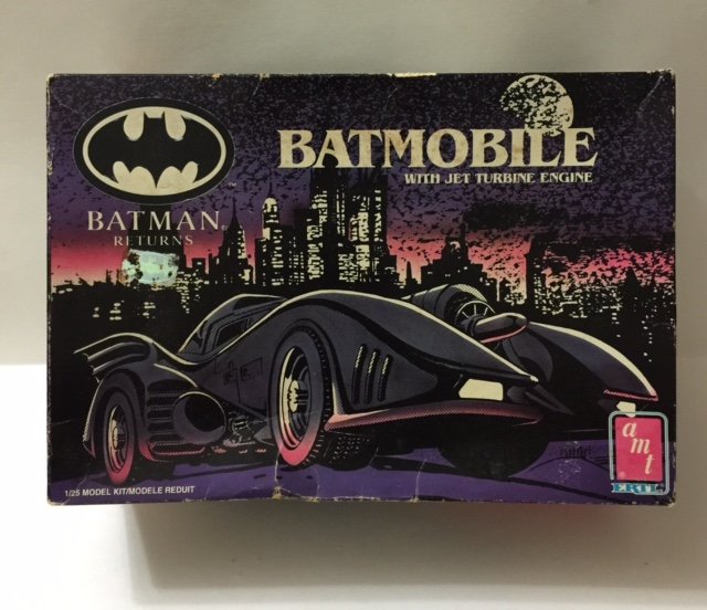 Vintage Never Built BATMAN Batmobile Model Kit: Vintage Never Built BATMAN Batmobile Model Kit