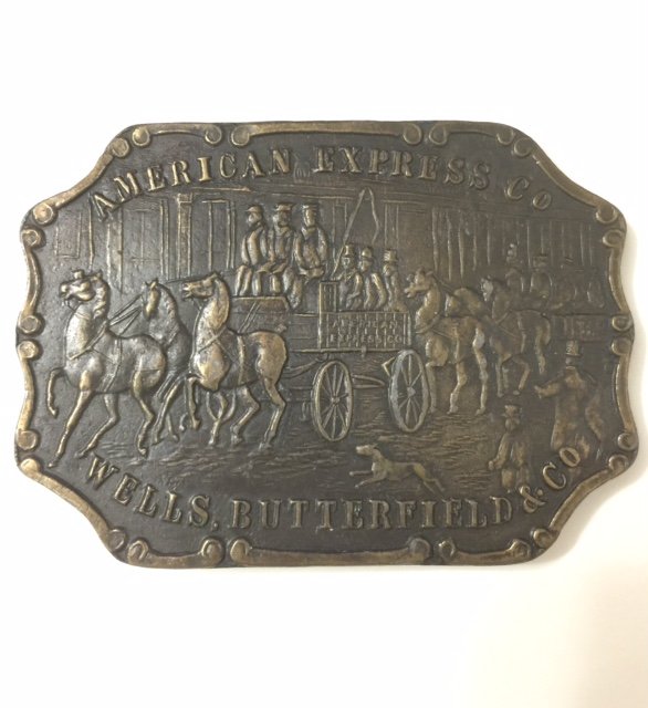Tiffany & Co - American Express Belt Buckle: Tiffany & Co - American Express Belt Buckle