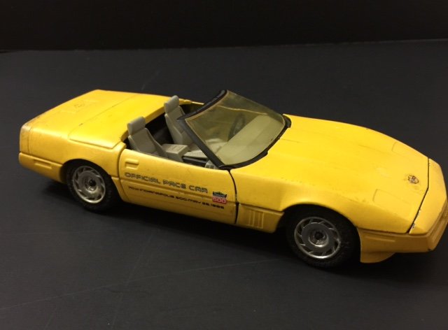 Early MARJORETTE Die-Cast Corvette Indy Pace Car: Great Piece - Hard to Find - See all Photos