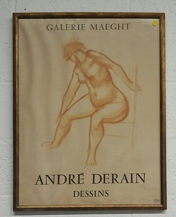 Andre Derain Print: frame approx 26.75"x20.75"