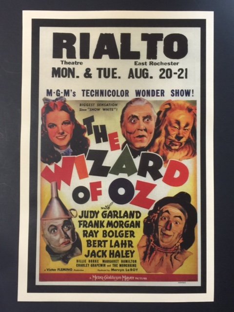 The WIZARD of OZ Movie Theatre Lobby Card Poster: Judy Garland in The Wizard of Oz Lobby Card Poster 12" x 18" - Exact Print Date Unknown