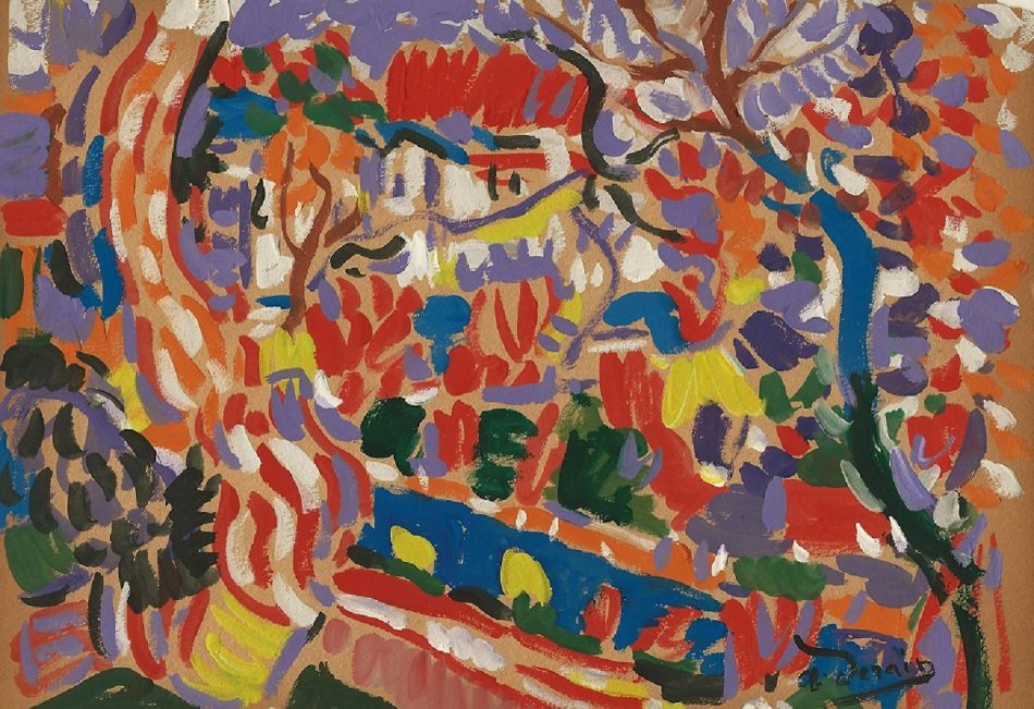 Attributed to: ANDRE DERAIN (French, 1880-1954): Medium: Watercolor on Paper, Date: 1935, Size: 8 x 11 in