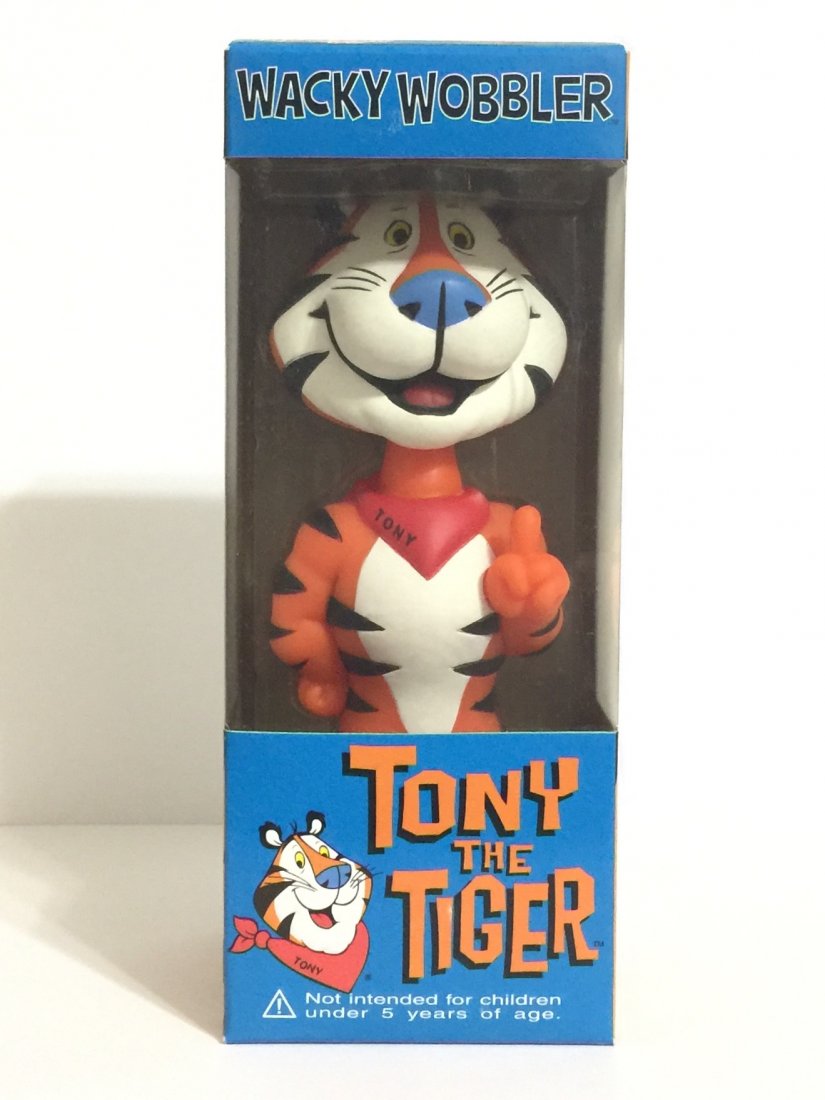 Rare Vintage FUNKO Wacky Wobbler "TONY the TIGER": Hard to Find - Never Removed from Original Box