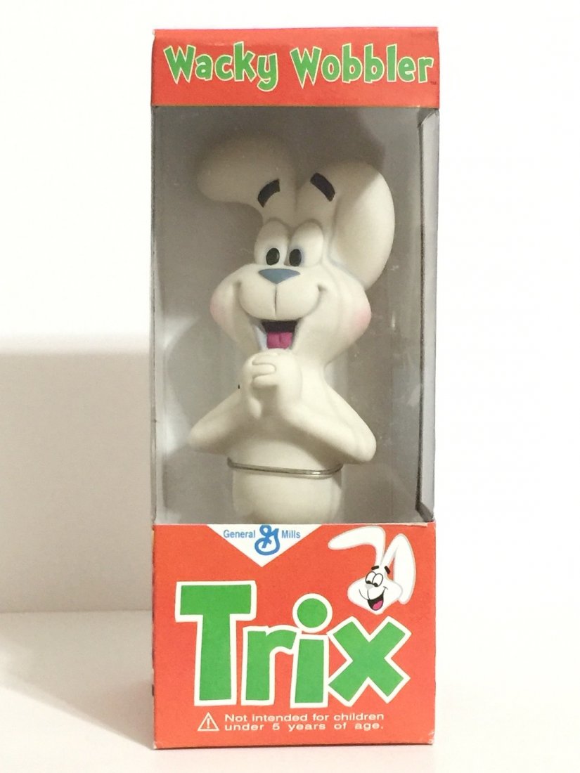 Rare Vintage FUNKO Wacky Wobbler "TRIX RABBIT": Hard to Find - Never Removed from Original Box