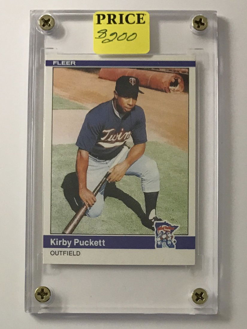 Mint 1984 Fleer Update KIRBY PUCKETT Rookie Card: Mint 1984 Fleer Update KIRBY PUCKETT Rookie Card