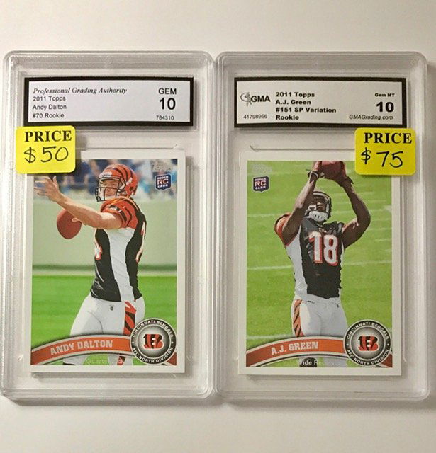 Lot of 2 Pro-Bowl Star NFL Rookie Football Cards (1 of 1)