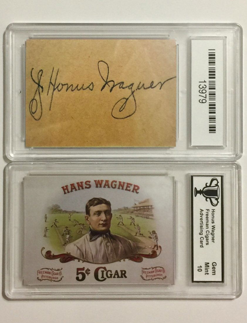 Rare HONUS WAGNER Cigar Advertising Baseball Card (1 of 1)