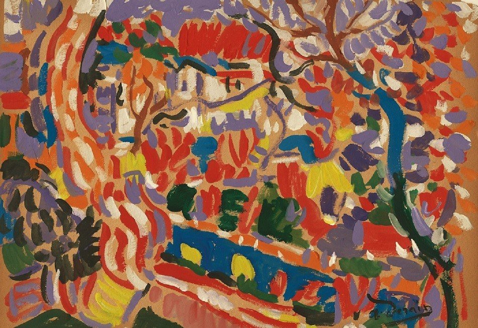 Attributed to: ANDRE DERAIN (French, 1880-1954): Medium: Watercolor on Paper, Date: 1935, Size: 8 x 11 in.