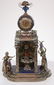 Large gem set Vienna clock
