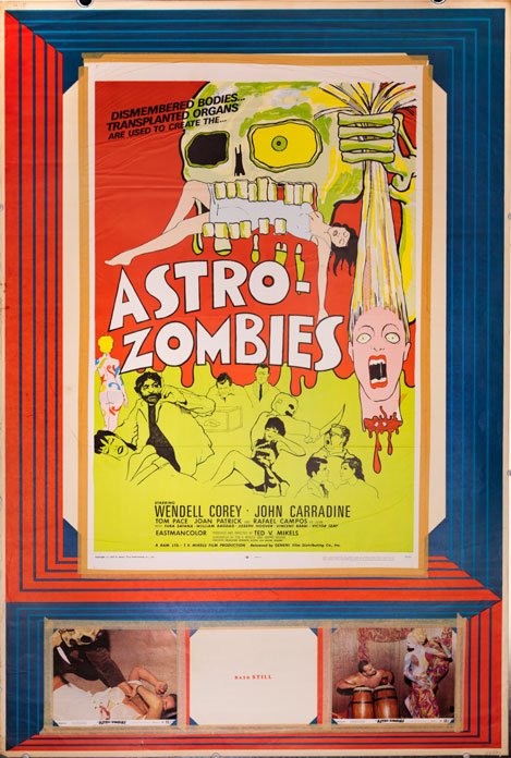 ASTRO-ZOMBIES (1968) bizarre drive in sci fi horror (1 of 1)